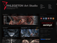 Tablet Screenshot of phlegeton-art.com